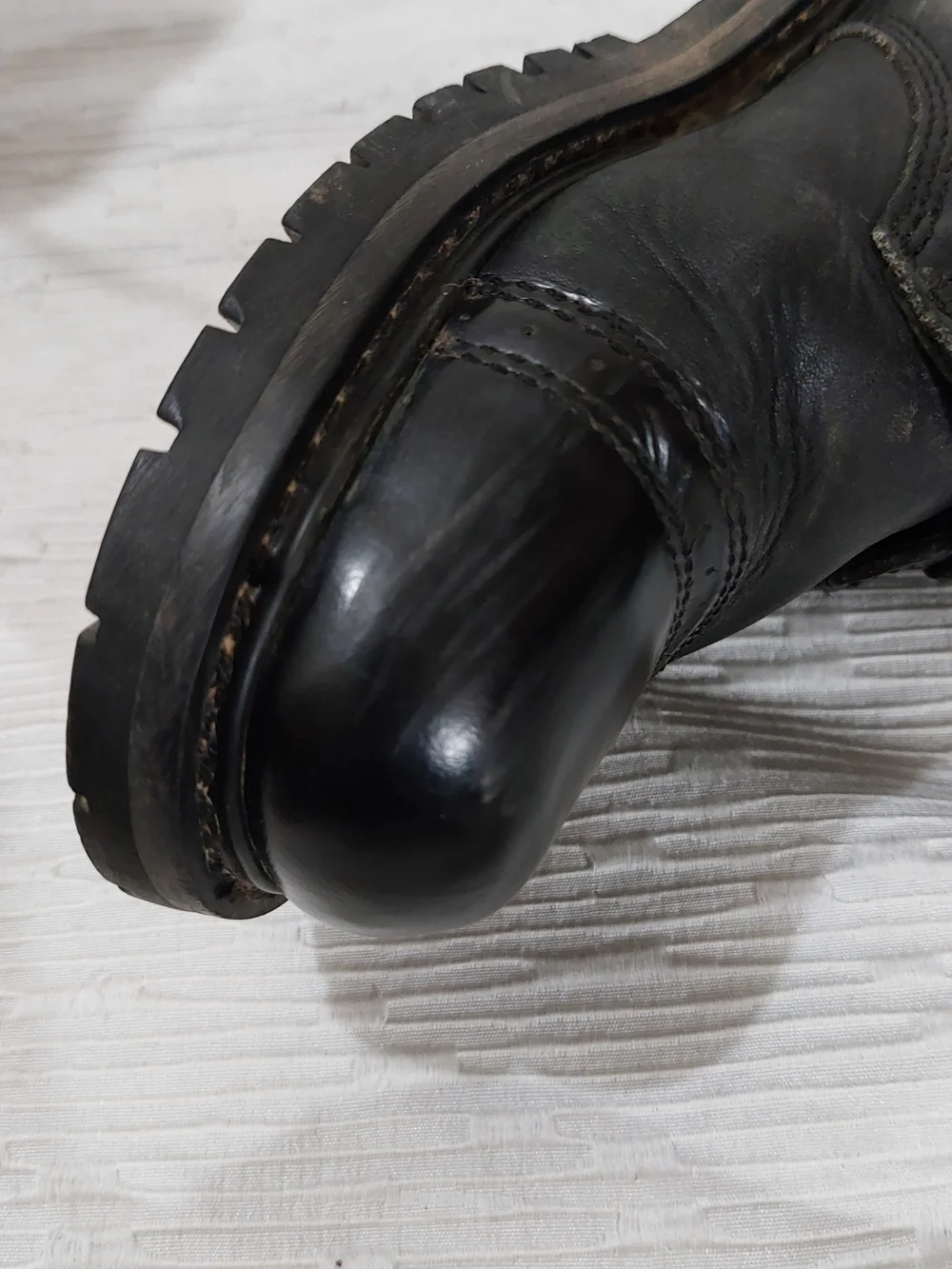 Bates Black Leather Lace-Up Tactical Boots Size 7
